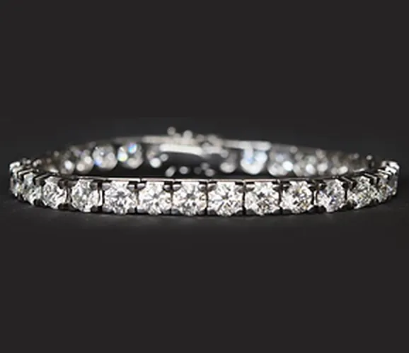 Diamond Tennis Bracelet by Fantasy GemArt